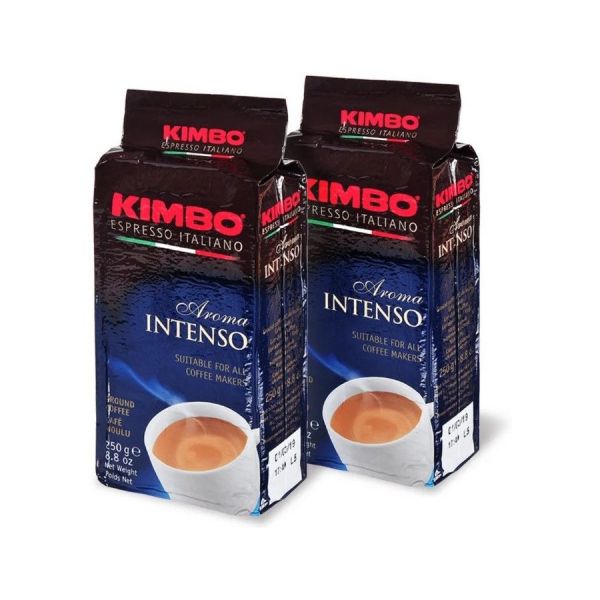 Кофе молотый KIMBO Intenso обжарка средняя 2 шт 0,2 кг