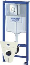 Система инсталляции Grohe Rapid SL 4в1 38750001 + кнопка смыва 38505000 некомплект